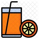 Orangensaft  Symbol