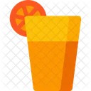 Orange Saft Glas Symbol