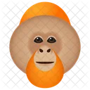 Orangutan Zoo Monkey Icon