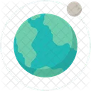 Orbit Earth Planet Icon