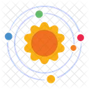 Orbit Sun Space Icon