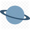 Astronomy Planet Saturn Icon