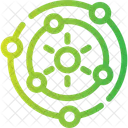 Orbitar Girar Circular Ícone