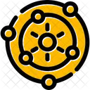 Orbitar Girar Circular Ícone