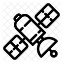 Orbitalstation Weltraum Wissenschaft Symbol