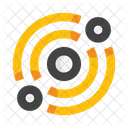 Space Planetary Orbits Planets Icon