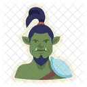 Orc Monster Avatar Icon
