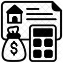 Orçamento da casa  Ícone