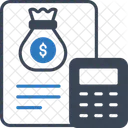 Gastos orçamentários  Ícone