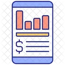 Aplicativo móvel de orçamento  Ícone