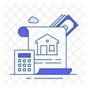 Orcamento Para Casa Orcamento Inteligente Financas Ícone