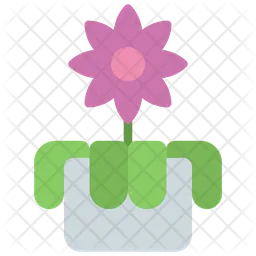 Orchideenblüte  Symbol