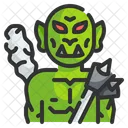 Orco Monstruo Halloween Icon