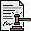 Ordem Judicial Lei Martelo Ícone