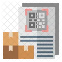 Pedido Factura Codigo Qr Icono