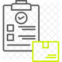 Orden Cheque Lista De Verificacion Icono