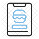 Order Food Delivery Smartphone Icon