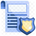 Order Police Report Legal Notice Icon