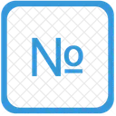 No Number Order Icon