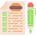 Order Burger Delivery Icon