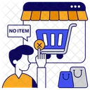 Order Cancel No Shopping Shopping Cancel Icon