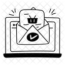 注文、確認、メール アイコン