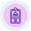 Order Confirmation Line Icon Icon