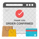 Order Confirmed Order Confirmation Order Approved Icon