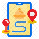 Location Food Shipping Icon