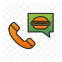 Order Food On Call Food Order Icon