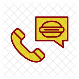 Order Food On Call  Icon