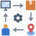 Order Management Back Office System Currier Management Icon