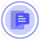 Chat Message Speech Icône