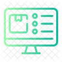 Order Online Commerce And Shopping Package Icon