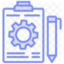 Order Processing Duotone Line Icon Icon