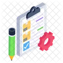 Checklist Order Processing Document Icon