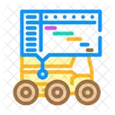 Delivery Scheduler Autonomous Icon