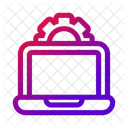 Ordinateur Portable Equipement Configuration Icône
