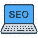 Seo Ordinateur Portable Appareil Icône