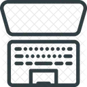 Ordinateur Portable Tablette Clavier Icône