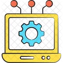 Parametres De Lordinateur Portable Configuration Du Systeme Ordinateur Portable Icône