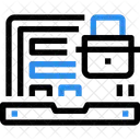 Ordinateur Portable Securite Surete Icon