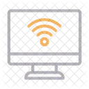 Ordinateur wifi  Icône