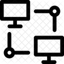 Ordinateurs Ecrans Connectes Icône