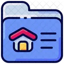 Ordner Haus Buke Icon