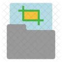 Ordner Computer Grafikdesign Symbol