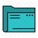 Ordner Archiv Computer Symbol