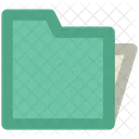 Ordner Computer Geoffnet Symbol