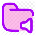 Ordner „Audio“  Symbol