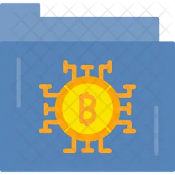 Ordner Bitcoin  Symbol